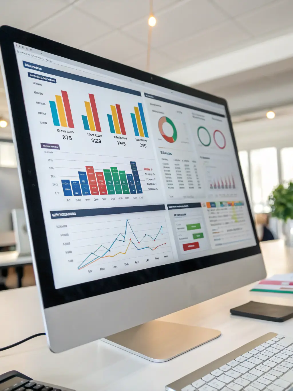 A visual representation of iTransfluence's managed services dashboard, displaying real-time performance metrics and proactive issue resolution for JD Edwards systems.